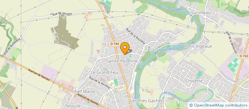 localisation de l'entreprise MADAME ELODIE FERREIRA  NIORT