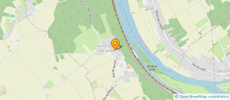localisation de l'entreprise MADAME ELODIE FEUILLETTE  NOTRE-DAME-DE-LA-MER