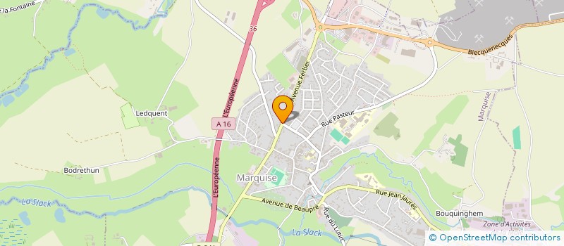 localisation de l'entreprise MADAME ELODIE FEUTRY  MARQUISE