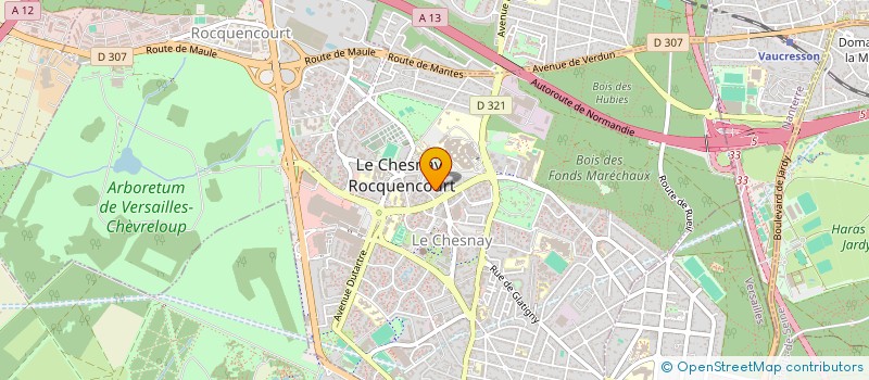 localisation de l'entreprise MADAME ELODIE FILLIEUL  LE CHESNAY-ROCQUENCOURT