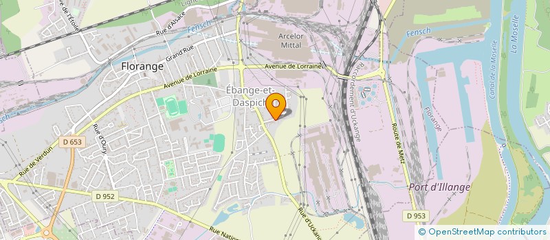 localisation de l'entreprise MADAME ELODIE FINCK  FLORANGE