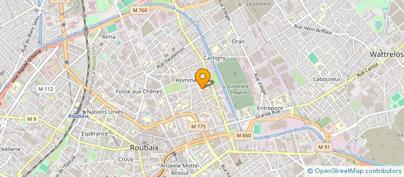 localisation de l'entreprise MADAME ELODIE FIRMIN à ROUBAIX