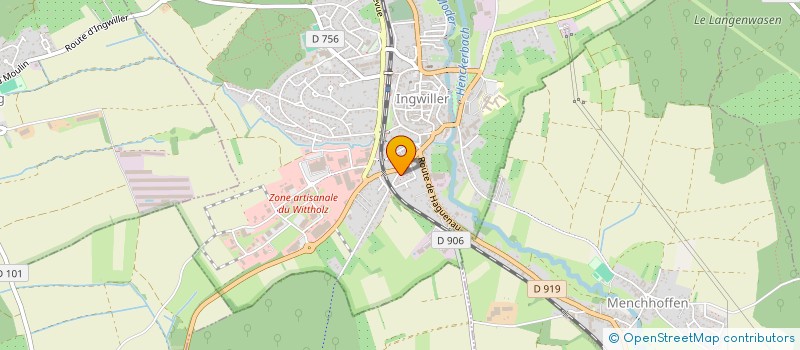 localisation de l'entreprise MADAME ELODIE FISCHBACH  INGWILLER