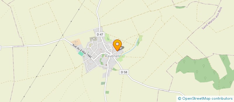 localisation de l'entreprise MADAME ELODIE FLAMENT  RAVENEL