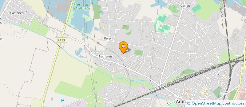 localisation de l'entreprise MADAME ELODIE FLEURIE  AMBARES-ET-LAGRAVE