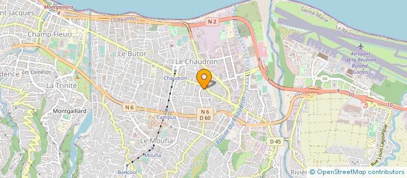 localisation de l'entreprise MADAME ELODIE FOCK CHOCK KAM  SAINT-DENIS