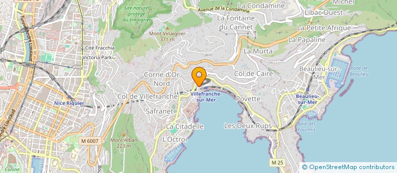 localisation de l'entreprise MADAME ELODIE FOLTETE à VILLEFRANCHE-SUR-MER