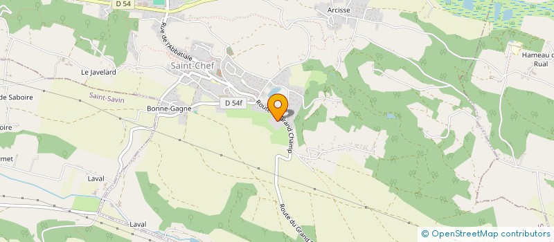 localisation de l'entreprise MADAME ELODIE FONT  SAINT-CHEF