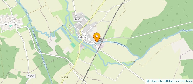 localisation de l'entreprise MADAME ELODIE FONTAINE  TALMAY