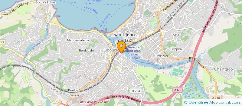 localisation de l'entreprise MADAME ELODIE FONTENEAU  CIBOURE