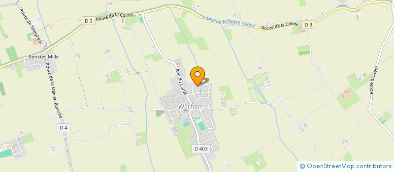 localisation de l'entreprise MADAME ELODIE FOORT  WARHEM