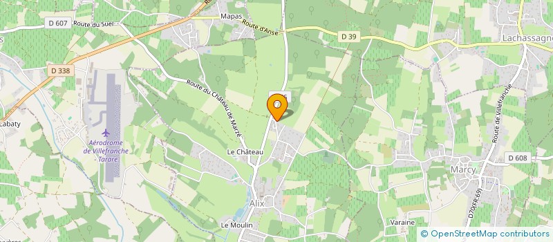 localisation de l'entreprise MADAME ELODIE FOREST  ALIX