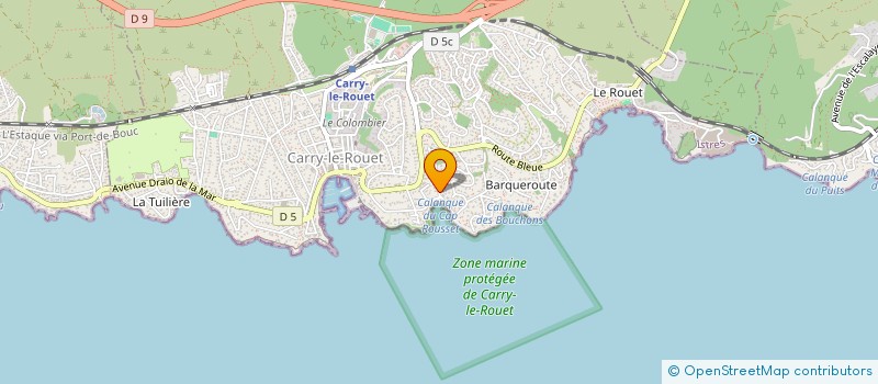 localisation de l'entreprise MADAME ELODIE FORMARIS à CARRY-LE-ROUET