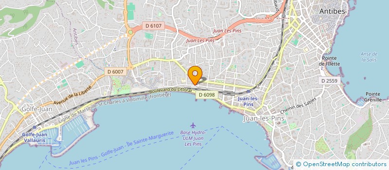 localisation de l'entreprise MADAME ELODIE FORTE à ANTIBES