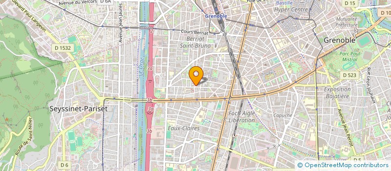 localisation de l'entreprise MADAME ELODIE FOUBARD  GRENOBLE