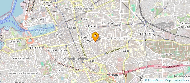 localisation de l'entreprise MADAME ELODIE FOUBERT à MARSEILLE