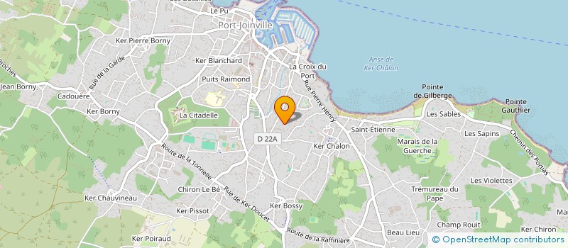 localisation de l'entreprise MADAME ELODIE FRADET à L'ILE-D'YEU