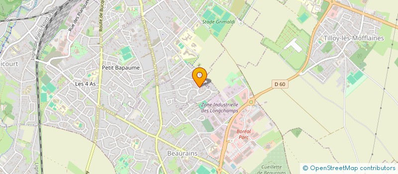 localisation de l'entreprise MADAME ELODIE FRADJ à ARRAS