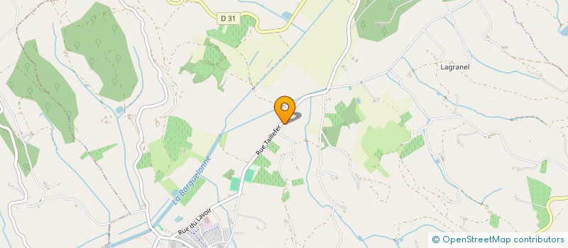 localisation de l'entreprise MADAME ELODIE FRAICHE  CAZES-MONDENARD