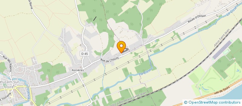 localisation de l'entreprise MADAME ELODIE FRANC  VEUZAIN-SUR-LOIRE