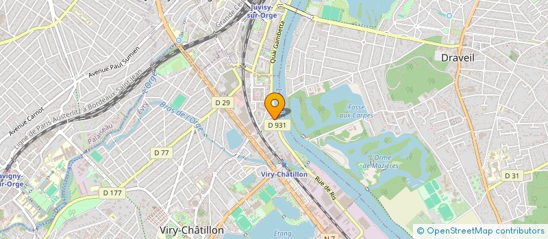 localisation de l'entreprise MADAME ELODIE FRANCOIS  GRIGNY