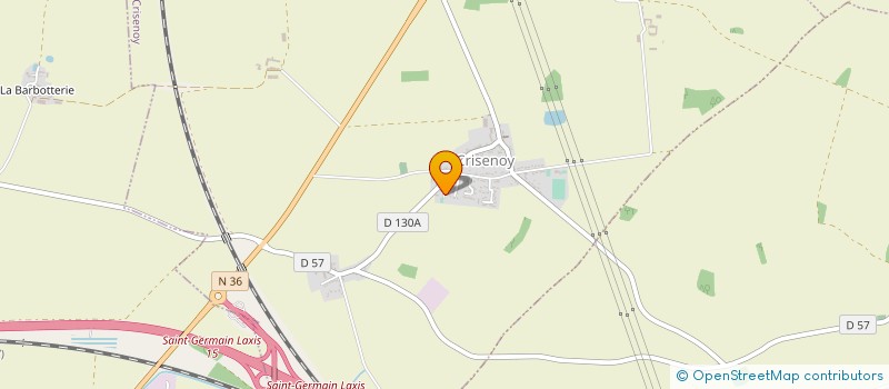 localisation de l'entreprise MADAME ELODIE FRANGEUL  CRISENOY