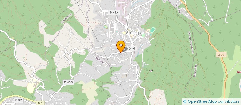 localisation de l'entreprise MADAME ELODIE FRANGIONE  GREASQUE