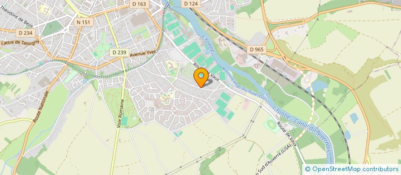 localisation de l'entreprise MADAME ELODIE FRATER  AUXERRE