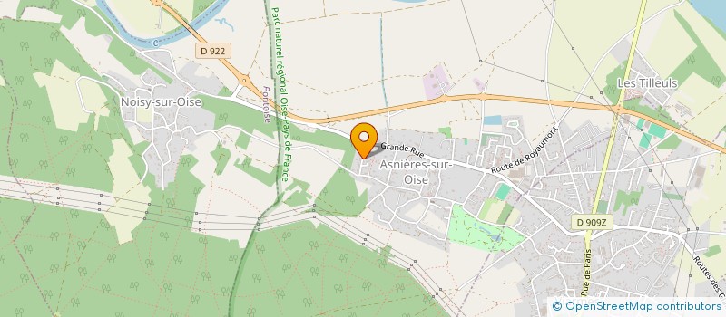 localisation de l'entreprise MADAME ELODIE FREY  ASNIERES-SUR-OISE