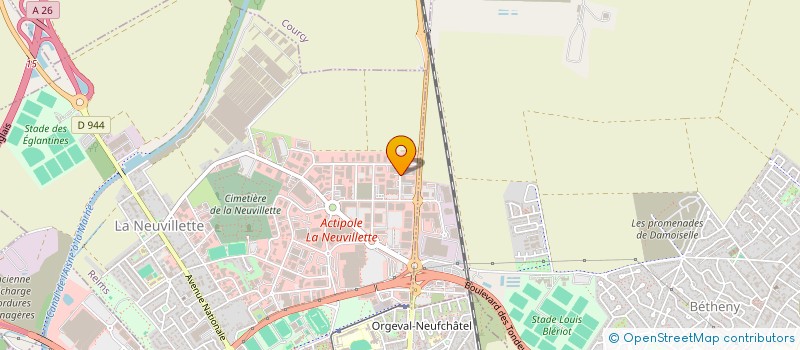 localisation de l'entreprise MADAME ELODIE FROELIGER  REIMS