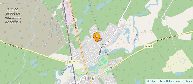 localisation de l'entreprise MADAME ELODIE FROGER  SALBRIS