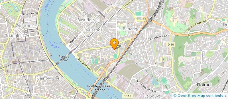 localisation de l'entreprise MADAME ELODIE FUENTES  BORDEAUX