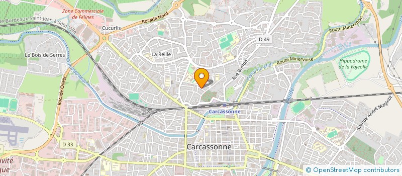 localisation de l'entreprise MADAME ELODIE FUENTES  CARCASSONNE