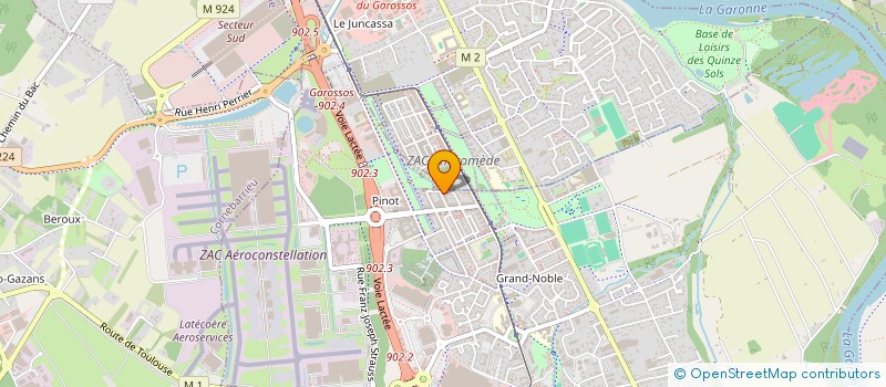 localisation de l'entreprise MADAME ELODIE GABAS à BLAGNAC