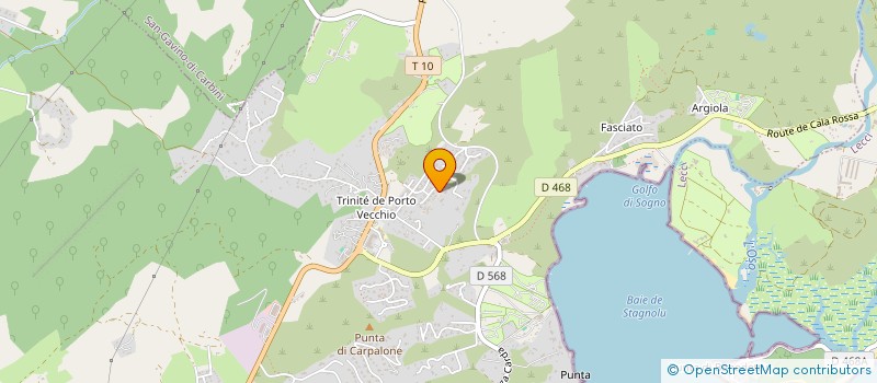 localisation de l'entreprise MADAME ELODIE GAFFOGLIO à PORTO-VECCHIO