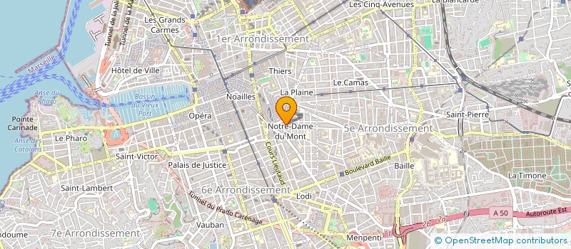 localisation de l'entreprise MADAME ELODIE GAILLARD à MARSEILLE