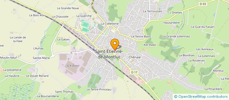 localisation de l'entreprise MADAME ELODIE GALAND  SAINT-ETIENNE-DE-MONTLUC