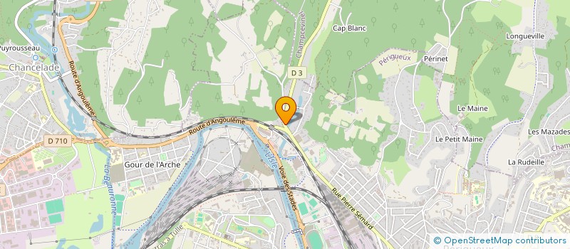 localisation de l'entreprise MADAME ELODIE GALINAT  PERIGUEUX