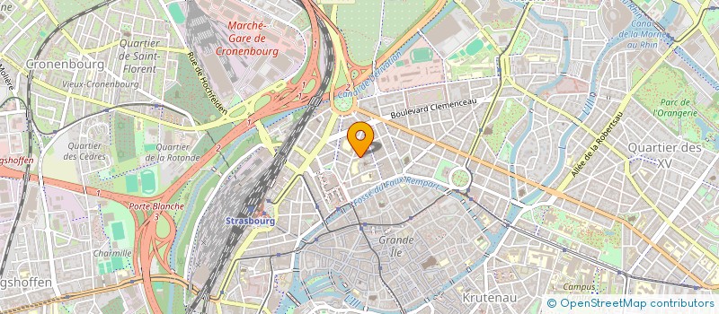 localisation de l'entreprise MADAME ELODIE GALLINA à STRASBOURG