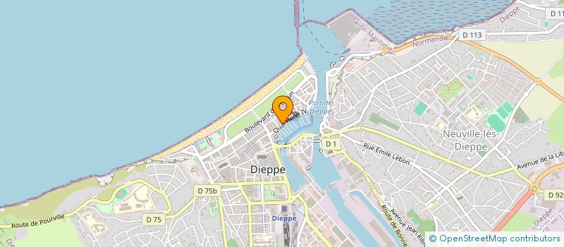 localisation de l'entreprise MADAME ELODIE GALOPIN à DIEPPE