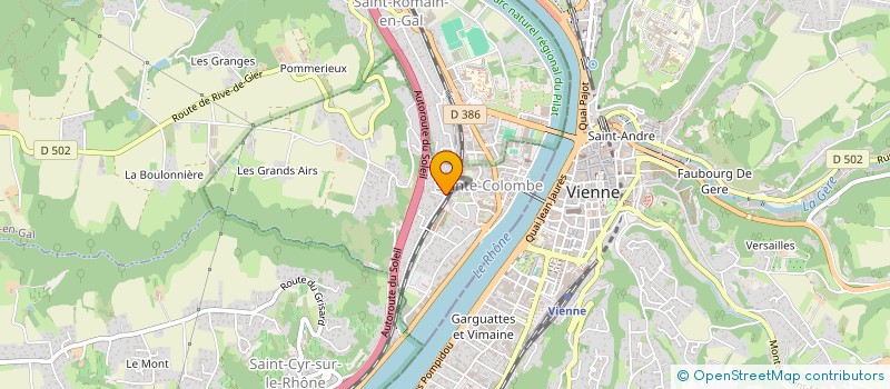 localisation de l'entreprise MADAME ELODIE GAMBA  SAINTE-COLOMBE