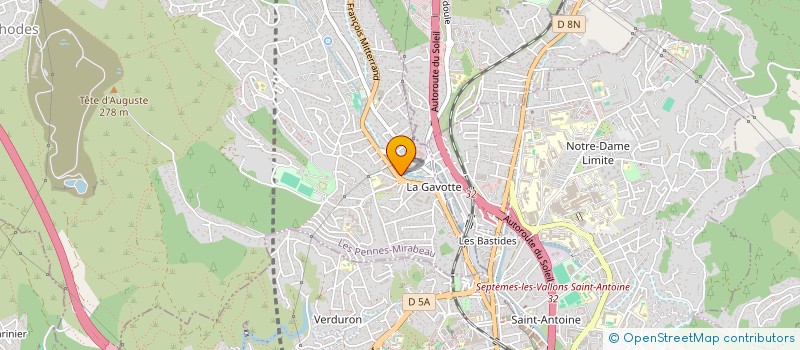 localisation de l'entreprise MADAME ELODIE GARABEDIAN à LES PENNES-MIRABEAU