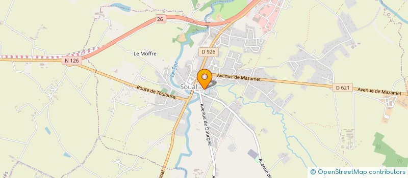 localisation de l'entreprise MADAME ELODIE GARCIA  SOUAL