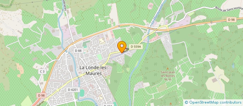 localisation de l'entreprise MADAME ELODIE GARCIA à LA LONDE-LES-MAURES