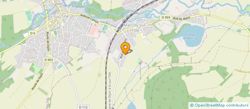 localisation de l'entreprise MADAME ELODIE GARCIA  MARCILLY-SUR-TILLE