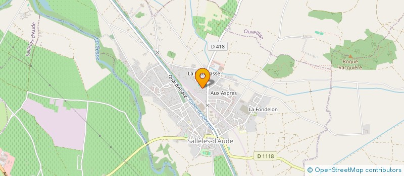 localisation de l'entreprise MADAME ELODIE GARRETA  SALLELES-D'AUDE