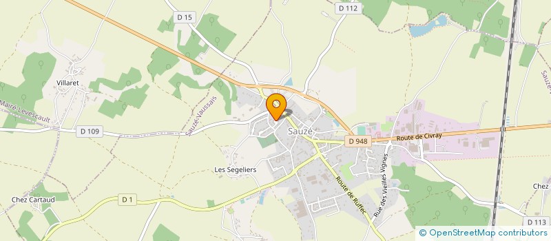 localisation de l'entreprise MADAME ELODIE GASCHARD  VOUNEUIL-SOUS-BIARD