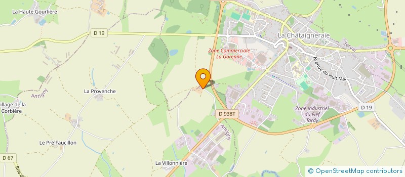 localisation de l'entreprise MADAME ELODIE GATARD  ANTIGNY