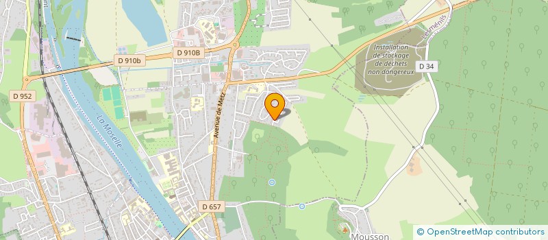 localisation de l'entreprise MADAME ELODIE GATT  PONT-A-MOUSSON