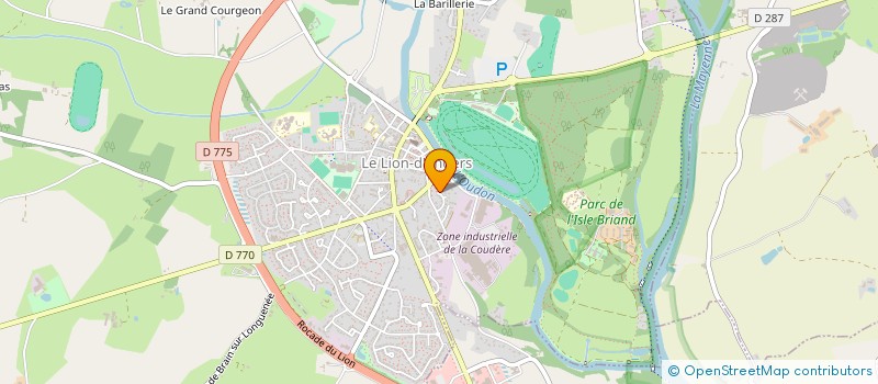 localisation de l'entreprise MADAME ELODIE GAUDIN  LE LION-D'ANGERS